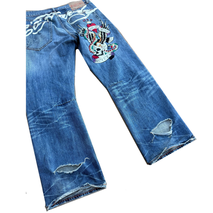 ED HARDY 00s DENIM